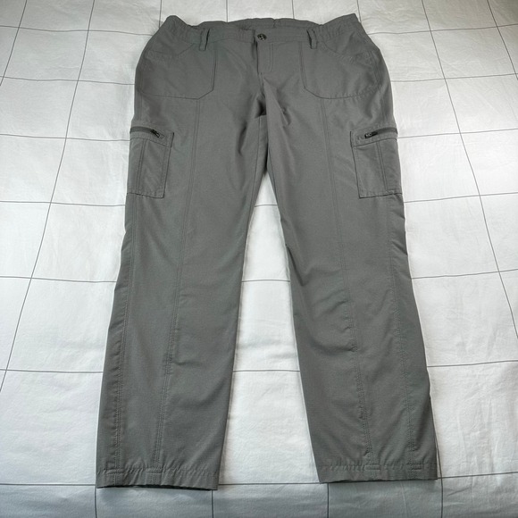 Kuhl Pants Womens 16 Regular Gray Horizn Skinny Ripstop Hiking Travel Casual - Picture 2 of 12